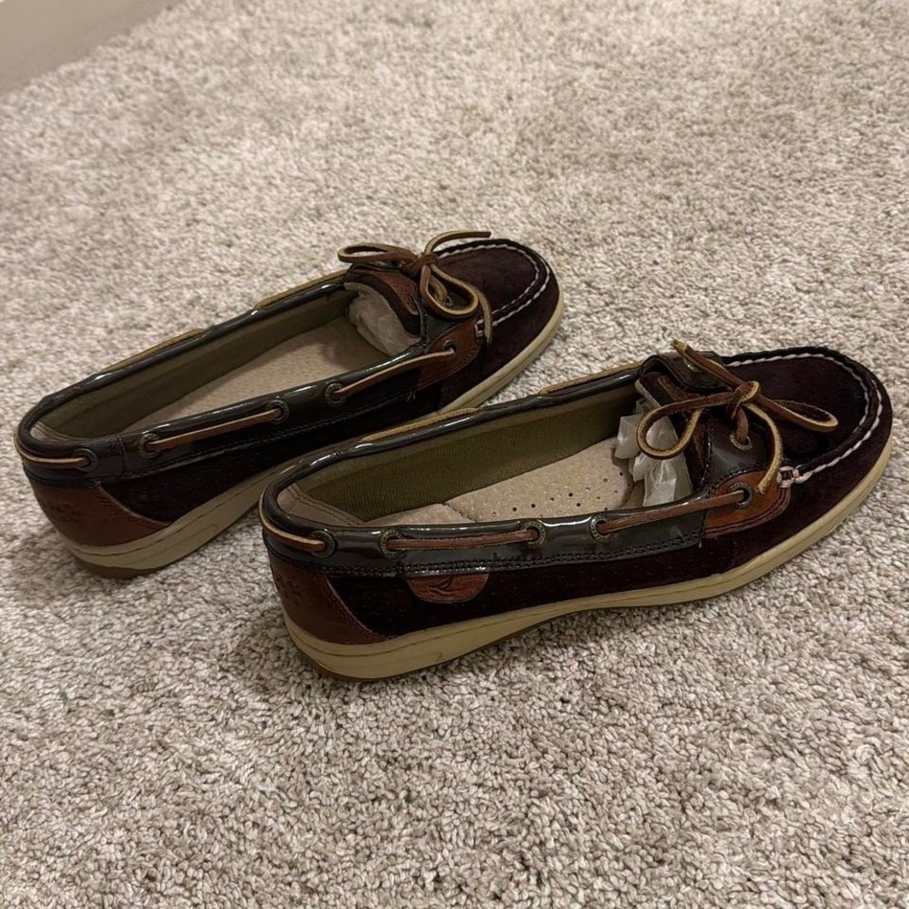 Sperry Leather Top-Sider Boat Shoes | Brown | 7M